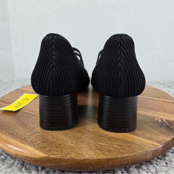 Vivaia Melody Pro Mary Jane Black Square Toe Strap Casual Chic Heels Womens 41.5 - Picture 6 of 9